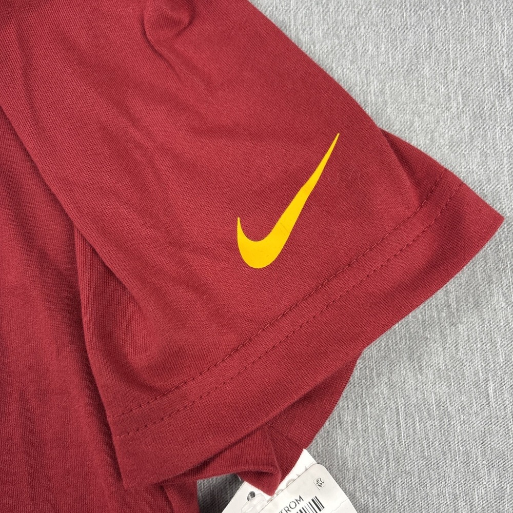 USC Trojans Nike Women's Athletic Dri-FIT Cropped Loose T-Shirt Cardinal - Sz M - Picture 6 of 12